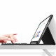 Juodas atverčiamas dėklas + klaviatūra Apple iPad 10.9” 10 / 2022 / 11” 11 / 2025 planšetei "Tech-Protect SC + Keyboard"