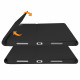 Juodas atverčiamas dėklas + klaviatūra Apple iPad 10.9” 10 / 2022 / 11” 11 / 2025 planšetei "Tech-Protect SC + Keyboard"