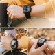 Juodas dėklas - apyrankė Apple Watch Ultra 1 / 2 (49mm) laikrodžiui "Ringke Fusion X Guard"