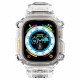 Skaidrus dėklas Apple Watch Ultra 1 / 2 (49 mm) laikrodžiui "Spigen Rugged Armor Pro"