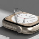 Apsauginės plėvelės Apple Watch 4 / 5 / 6 / 7 / 8 / SE (40 / 41 mm) laikrodžiui "Ringke Dual Easy 3-Pack"