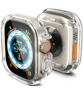 Skaidrus dėklas Apple Watch Ultra (49mm) laikrodžiui "Spigen Ultra Hybrid"