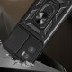 Juodas dėklas Motorola Moto E22 / E22i telefonui "Tech-Protect Camshield Pro"