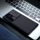 Juodas dėklas Samsung Galaxy S23 Ultra telefonui "Nillkin CamShield Pro"