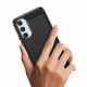 Juodas dėklas Samsung Galaxy A54 5G telefonui "Tech-Protect TPUCarbon"