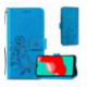 Dėklas Flower Book Samsung A125 A12/M127 M12 mėlynas