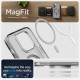 Matinis juodas dėklas Apple iPhone 14 Pro Max telefonui "Spigen Ultra Hybrid MAG Magsafe"