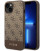 Rudas dėklas Apple iPhone 14 telefonui "Guess 4G Stripe Case"