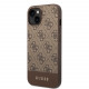 Rudas dėklas Apple iPhone 14 telefonui "Guess 4G Stripe Case"