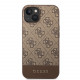 Rudas dėklas Apple iPhone 14 telefonui "Guess 4G Stripe Case"