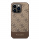 Rudas dėklas Apple iPhone 14 Pro telefonui "Guess 4G Stripe Case"