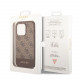 Rudas dėklas Apple iPhone 14 Pro telefonui "Guess 4G Stripe Case"