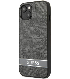 Pilkas dėklas Apple iPhone 13 Mini telefonui "Guess PU 4G Stripe Case"