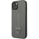 Pilkas dėklas Apple iPhone 13 Mini telefonui "Guess PU Saffiano Triangle Case"