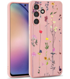 Dėklas Samsung Galaxy A54 4G telefonui "Tech-Protect Mood Garden Pink"