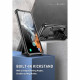 Juodas dėklas Samsung Galaxy S23 telefonui "Supcase IBLSN Armorbox 2-Set"