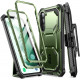 Žalias (Guldan) dėklas Samsung Galaxy S23 telefonui "Supcase IBLSN Armorbox 2-Set"
