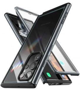 Juodas dėklas Samsung Galaxy S23 Ultra telefonui "Supcase Edge XT"
