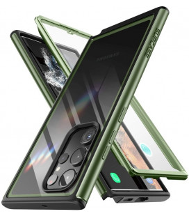 Žalias (Guldan) dėklas Samsung Galaxy S23 Ultra telefonui "Supcase Edge XT"
