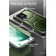 Žalias (Guldan) dėklas Samsung Galaxy S23 Ultra telefonui "Supcase IBLSN Armorbox 2-Set"