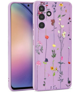 Dėklas Samsung Galaxy A54 4G telefonui "Tech-Protect Mood Garden Violet"