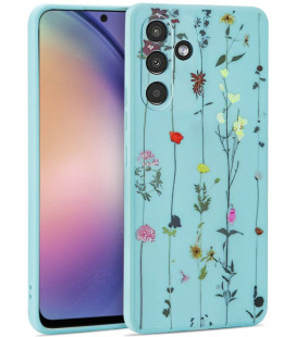 Dėklas Samsung Galaxy A54 5G telefonui "Tech-Protect Mood Garden Blue"