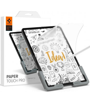 Matinė apsauginė plėvelė Apple iPad Air 10.9 4 / 5 / 2020-2022 / PRO 11 2 / 3 / 4 / 2020-2022 planšetei "Spigen Paper Touch Pro"