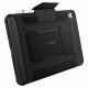 Juodas atverčiamas dėklas Apple iPad 10.9 2022 planšetei "Spigen Rugged Armor PRO"
