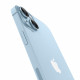 Mėlyna kameros apsauga Apple iPhone 14 / 14 Plus / 15 / 15 Plus telefonui "Spigen Optik.TR EZ Fit Camera Protector 2-Pack"
