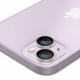 Purpurinė kameros apsauga Apple iPhone 14 / 14 Plus / 15 / 15 Plus telefonui "Spigen Optik.TR EZ Fit Camera Protector 2-Pack"
