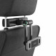Juodas automobilinis laikiklis tvirtinamas prie sėdynės "Tech-Protect V2 Stretchable Headrest"