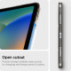 Juodas atverčiamas dėklas Apple iPad Pro 11 2021 / 2022 planšetei "Spigen Liquid Air Folio"