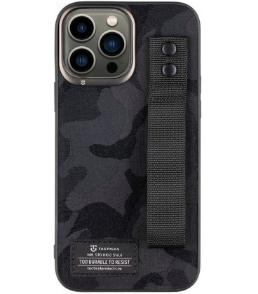 Juodas dėklas Apple iPhone 13 Pro Max telefonui "Tactical Camo Troop Cover"