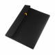 Juodas atverčiamas dėklas + klaviatūra Samsung Galaxy Tab S7 Plus / S8 Plus / S7 FE 12.4 planšetei "Tech-Protect SC Keyboard"