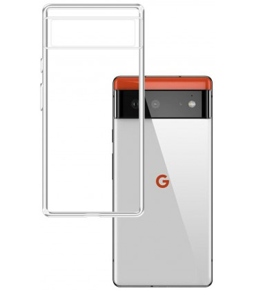 Skaidrus dėklas Google Pixel 6 5G telefonui "3mk Clear Case 1.2mm"