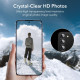 Juoda kameros apsauga Samsung Galaxy S23 / S23 Plus telefono kamerai apsaugoti "ESR Camera Lens Protectors"