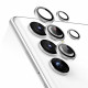 Sidabrinės spalvos kameros apsauga Samsung Galaxy S23 Ultra telefono kamerai apsaugoti "ESR Camera Lens Protectors"