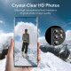 Sidabrinės spalvos kameros apsauga Samsung Galaxy S23 Ultra telefono kamerai apsaugoti "ESR Camera Lens Protectors"