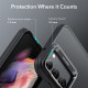 Matinis juodas dėklas Samsung Galaxy S23 telefonui "ESR Classic Kickstand"