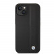Juodas dėklas Apple iPhone 14 telefonui "BMW Signature Leather Big Logo Case"
