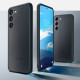 Juodas (Frost) dėklas Samsung Galaxy S23 telefonui "Spigen Ultra Hybrid"
