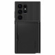Juodas dėklas Samsung Galaxy S23 Ultra telefonui "Spigen Slim Armor CS"