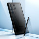 Matinis juodas / skaidrus dėklas Samsung Galaxy S23 Ultra telefonui "Spigen Ultra Hybrid"