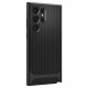 Juodas dėklas Samsung Galaxy S23 Ultra telefonui "Spigen Neo Hybrid"