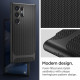 Juodas dėklas Samsung Galaxy S23 Ultra telefonui "Spigen Neo Hybrid"