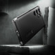 Juodas dėklas Samsung Galaxy S23 Ultra telefonui "Spigen Tough Armor"