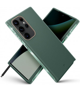 Žalias dėklas Samsung Galaxy S23 Ultra telefonui "Spigen Cyrill Color Brick"