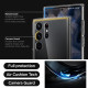 Skaidrus dėklas Samsung Galaxy S23 Ultra telefonui "Spigen Ultra Hybrid"