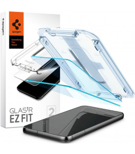Apsauginis grūdintas stiklas Samsung Galaxy S23 Plus telefonui "Spigen Glas.TR EZ Fit 2-Pack"