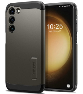 Pilkas dėklas Samsung Galaxy S23 telefonui "Spigen Tough Armor"